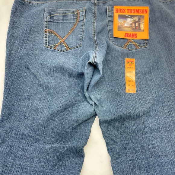 Ross Thomson Denim Jeans Faded Blue Straight NWT Missized Men's 42 W x 32* - Picture 4 of 11